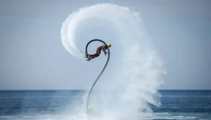 Flyboarding in North Goa